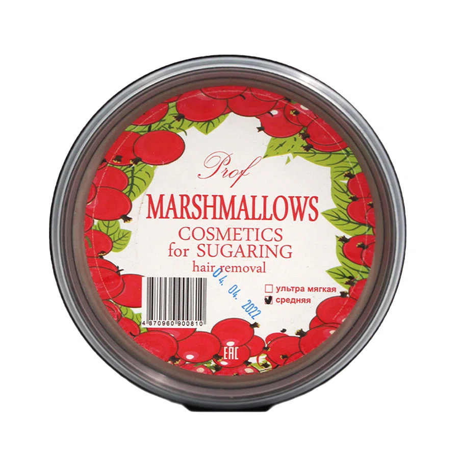 PROF Marshmallows Паста сахарная д/шугаринга Смородина 550мл средняя