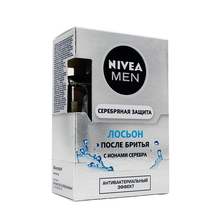 NIVEA MEN Лосьон после бритья серебряная защита 100мл
