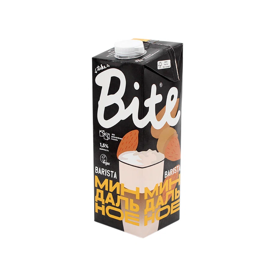 BITE Напиток миндальный Barista 1л