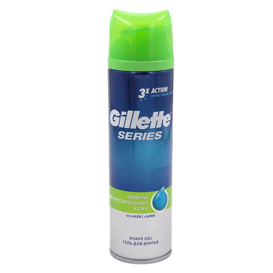 GILLETTE SERIES Гель для бритья Sensitive 200мл