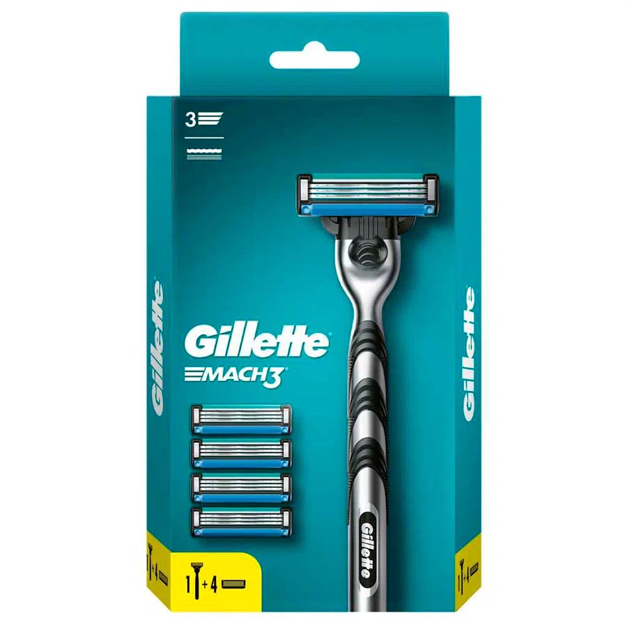 GILLETTE Бритва MACH3 + 4 кассета