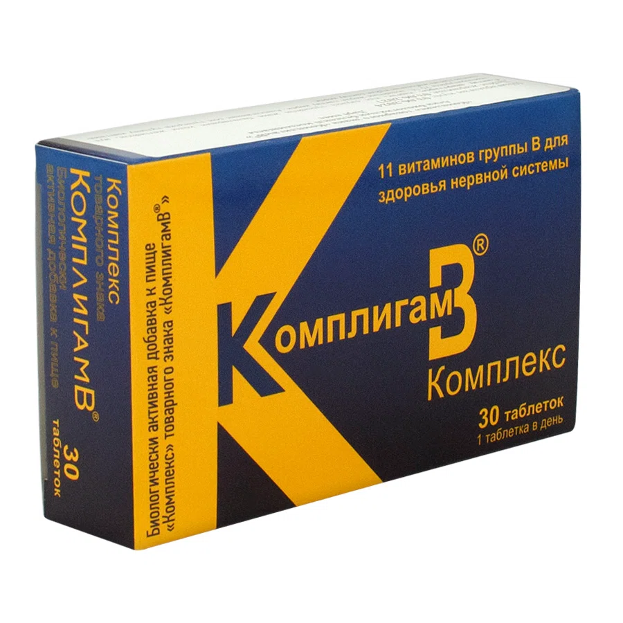 КОМПЛИГАМ В №30 таб  Комплекс Вит В