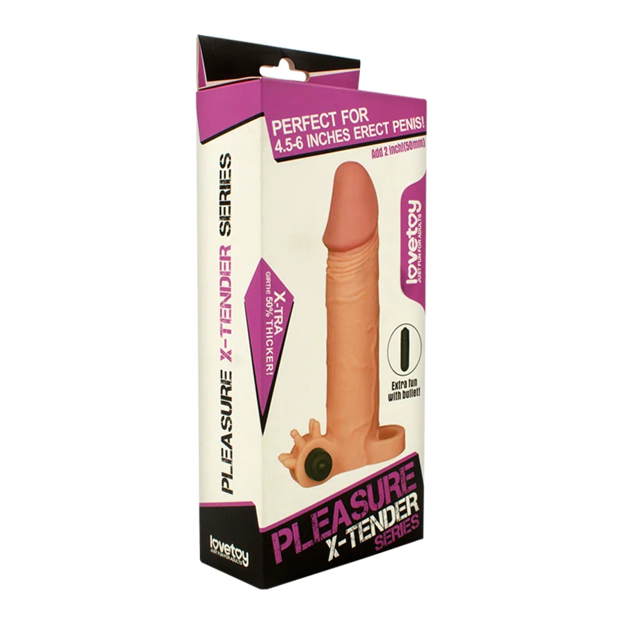 LOVETOY Насадка Super X-Tra Телесная 4.5 Flesh