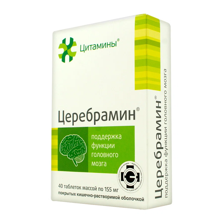 ЦЕРЕБРАМИН №40 таб  Цитамины