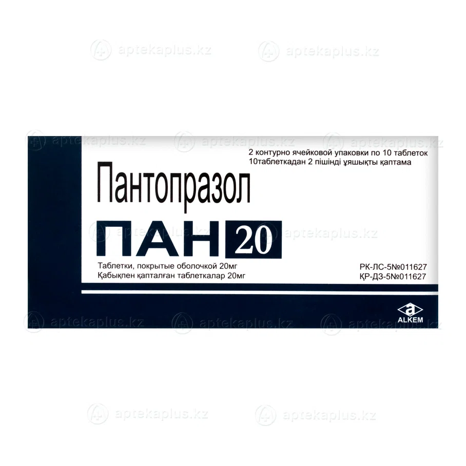 ПАН 20 мг №20 таб