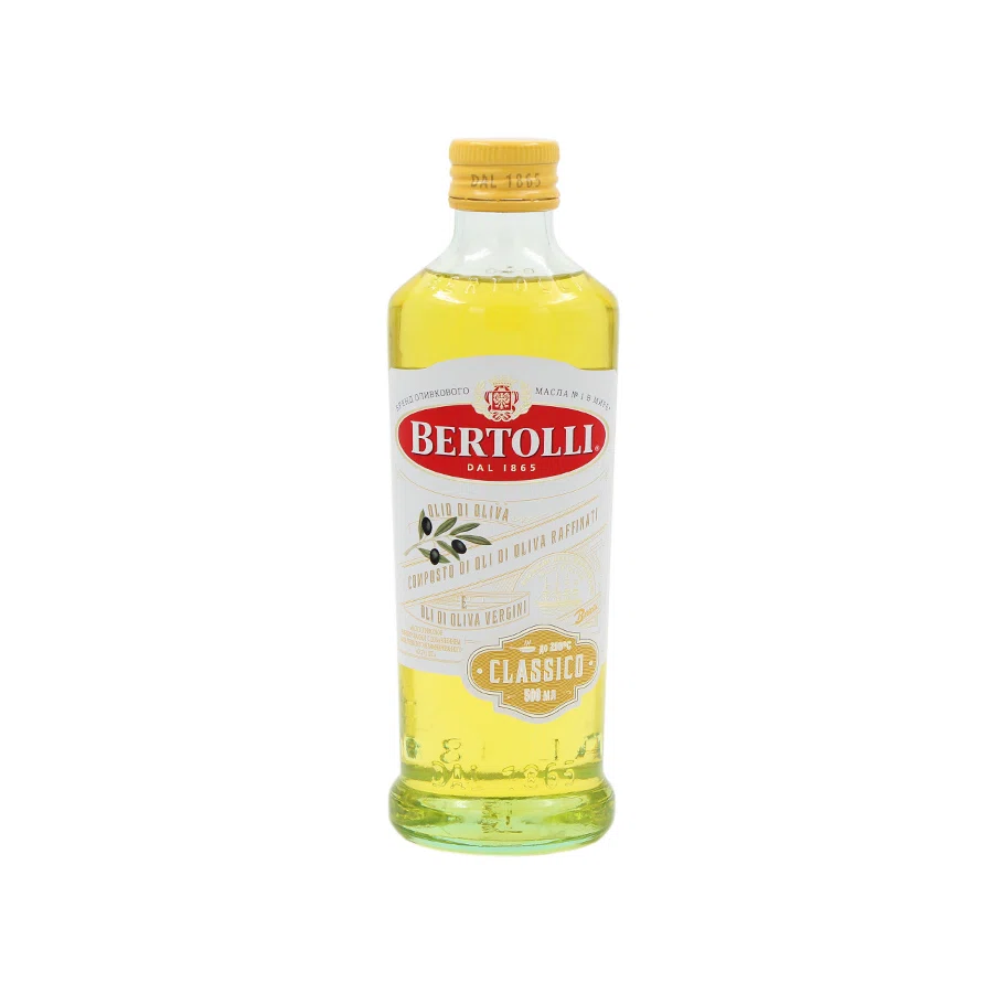 BERTOLLI Масло оливковое рафинированное CLASSICO 500мл