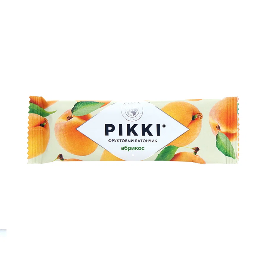 PIKKI Батончик фруктовый Абрикос 25гр