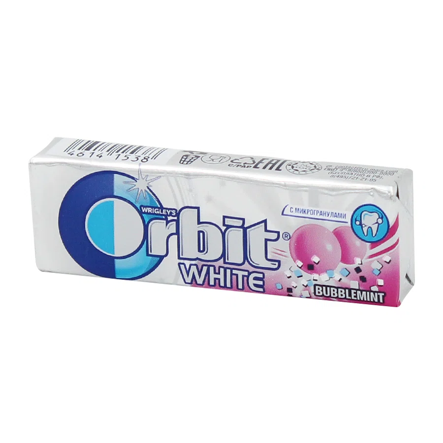 ORBIT Жевательная резинка Bubblemint 10 драже