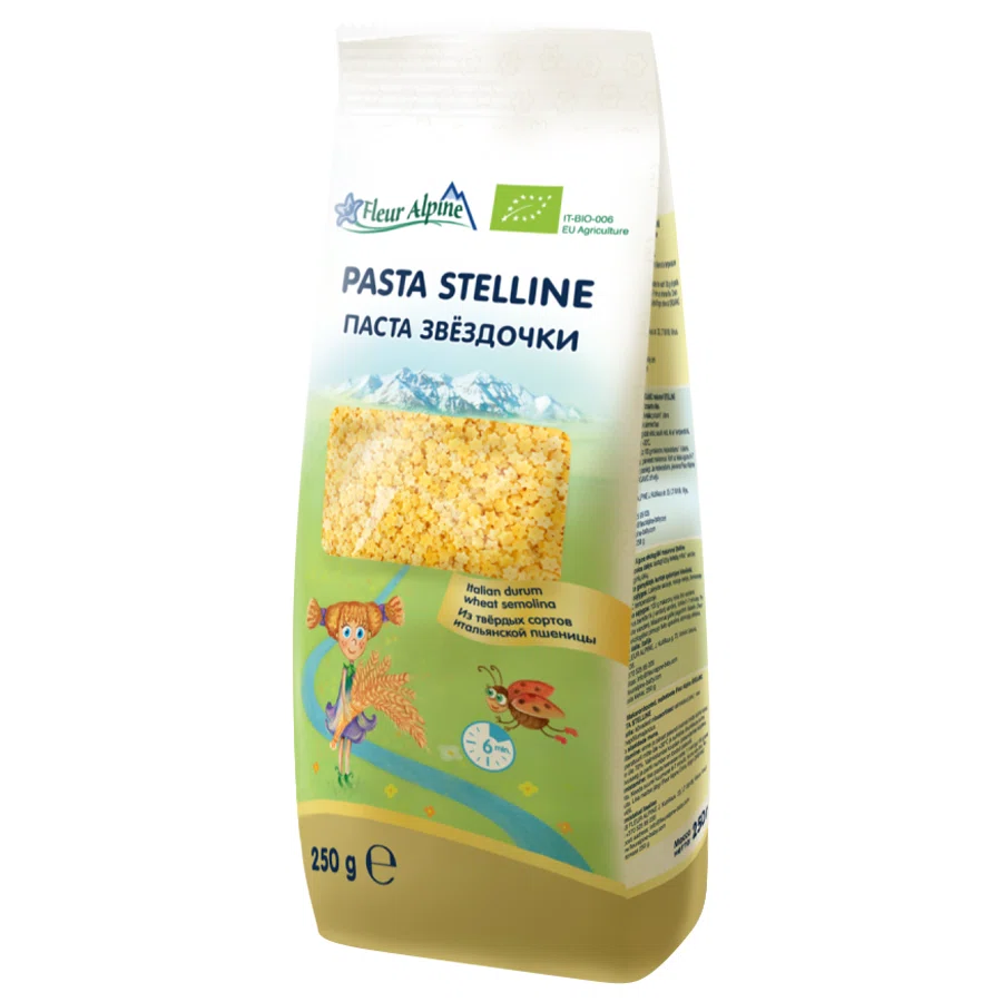 FLEUR ALPINE Макароны паста звездочки 250гр