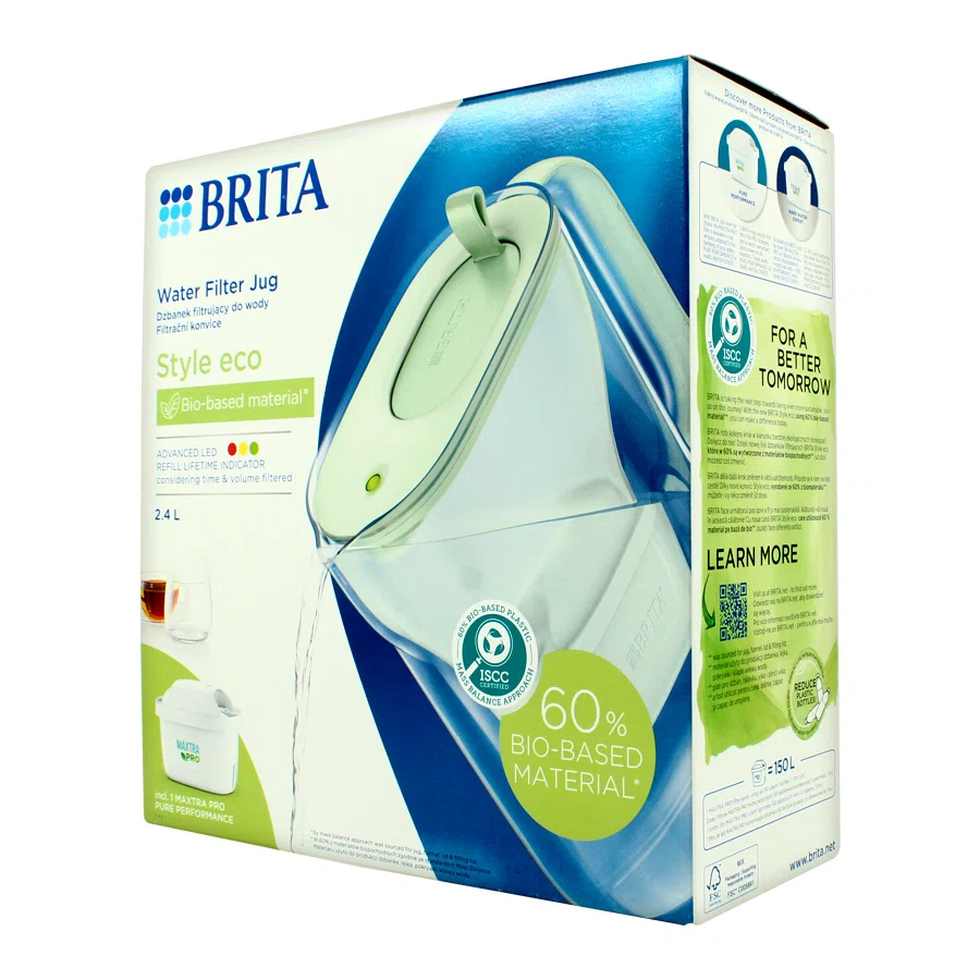 BRITA Фильтр для воды Style eco powgreen 2.4 L