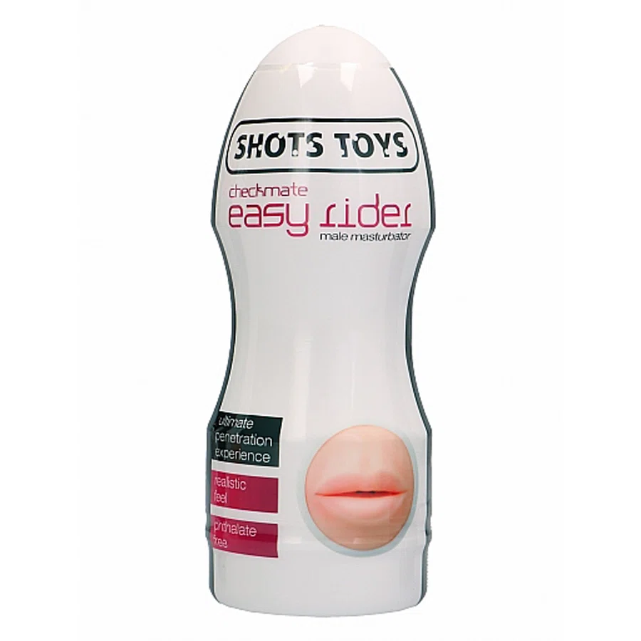 SHOTS TOYS Мастурбатор в виде ротика Easy Rider SHT405-2