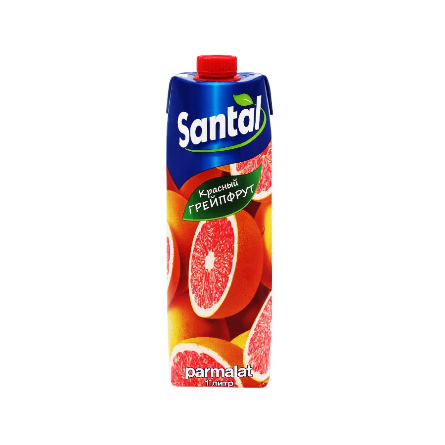 SANTAL Напиток сокосодержащий Красный Грейпфрут 1л