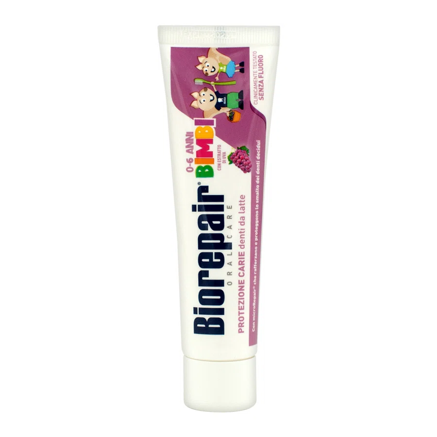 BIOREPAIR Паста зубная детская Bimbi Виноград 0-6лет 50мл