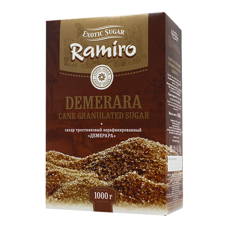 RAMIRO Exotic Sugar Сахар тростниковый коричневый ДЕМЕРАРА 500гр