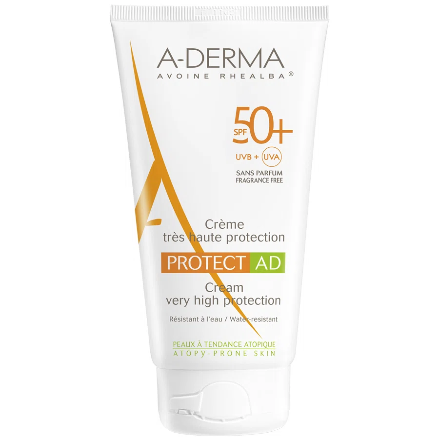 A-DERMA PROTECT AD Крем солнцезащитный SPF50+ для атопичной кожи 150мл 529559