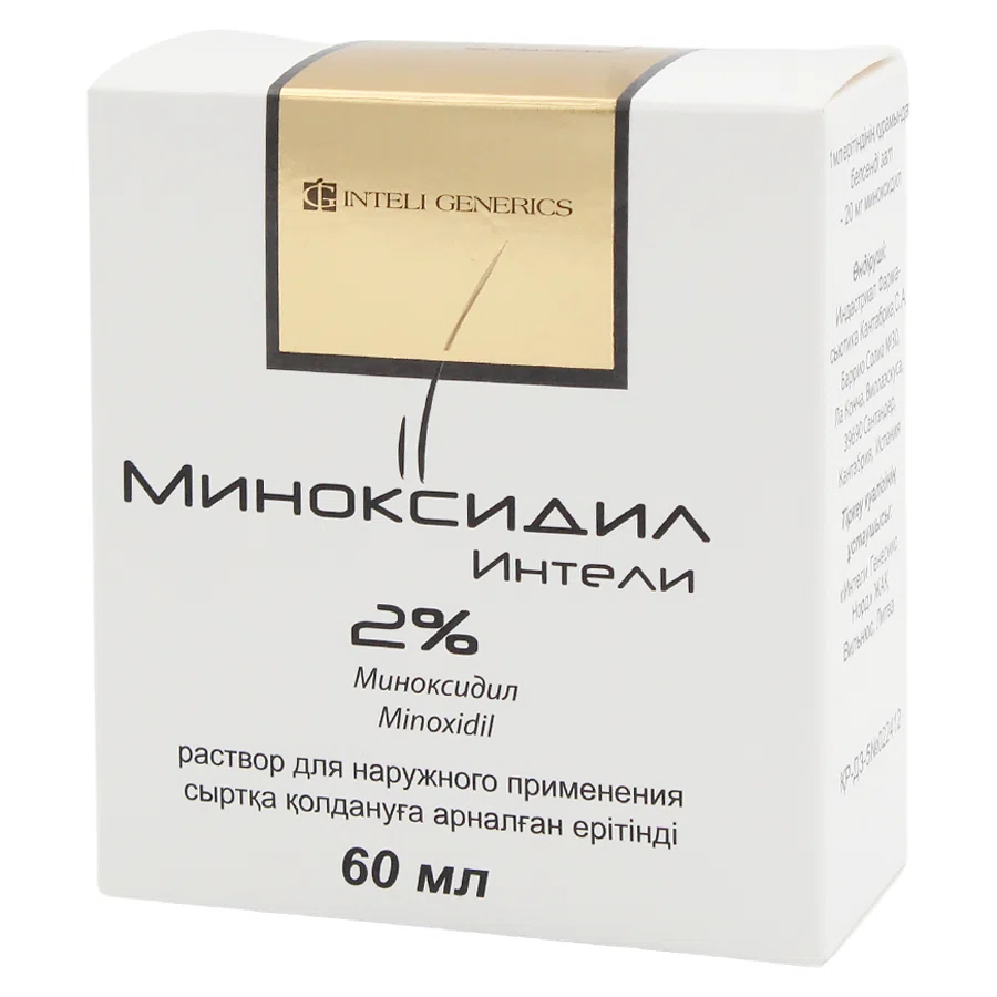 INTELI GENERICS Раствор Миноксидил 2% 60мл