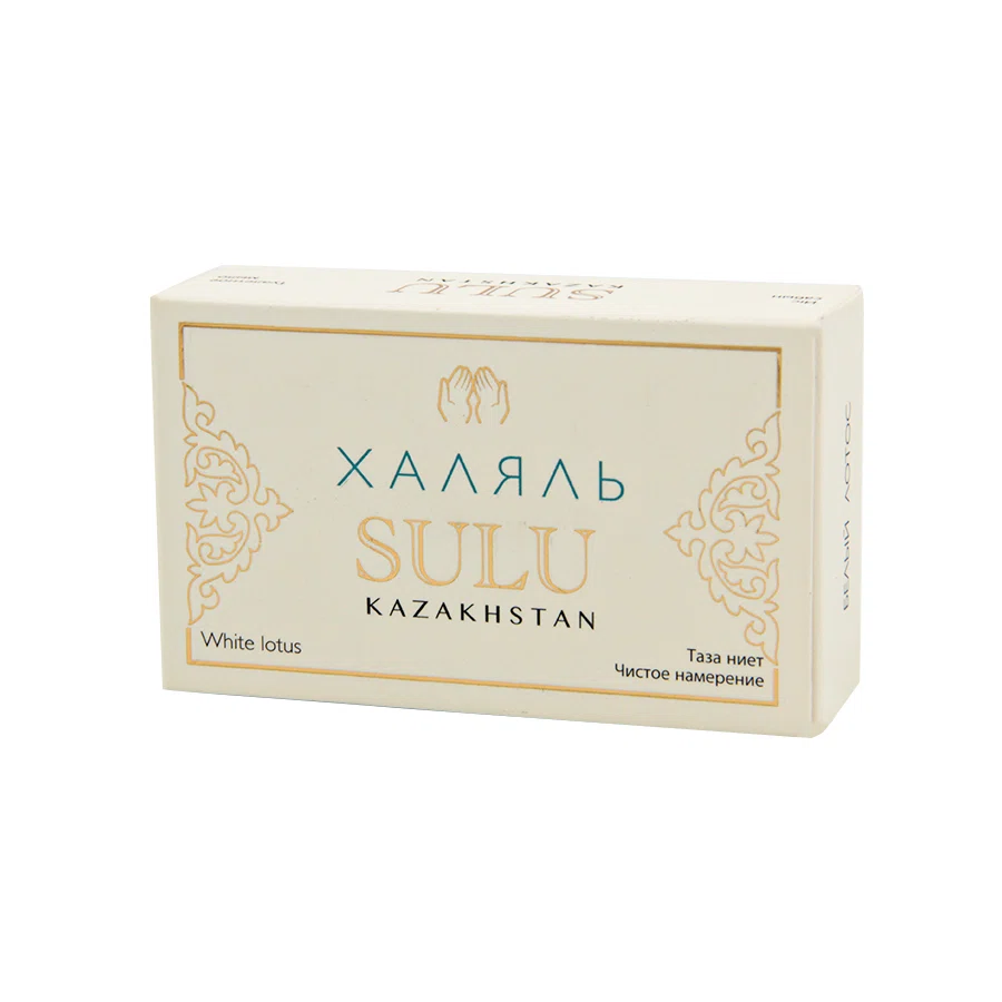 SULU Мыло туалетное Халяль White Lotus (чистое намерение) 100гр