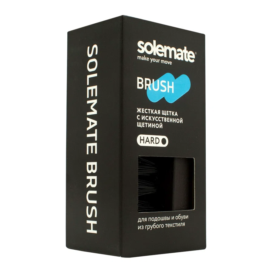 SOLEMATE Щетка жесткая для обуви Hard 150мл