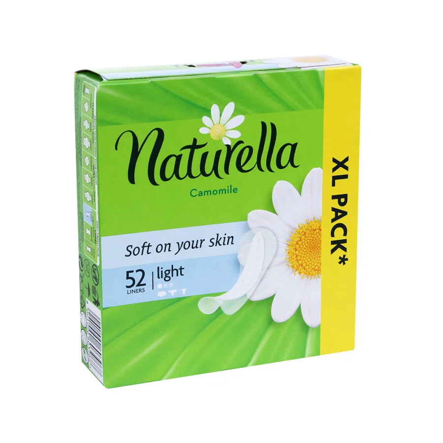 NATURELLA Прокладки ежедневные Camomile Light 52шт