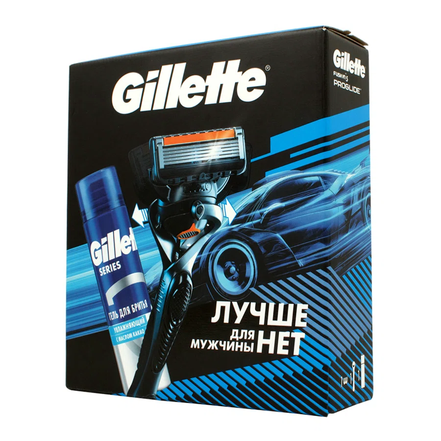 GILLETTE Набор Fusion5 Proglide бритва+ Гель для бритья 200мл
