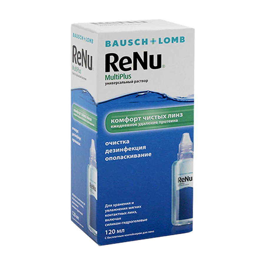 RENU Multi Plus Жидкость для контактных линз 120 мл