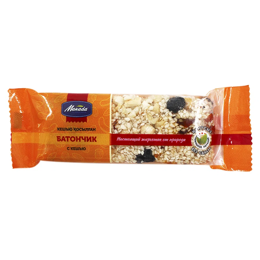 ALMATY SPICES MAKADA Батончик с кешью  б/с 50гр