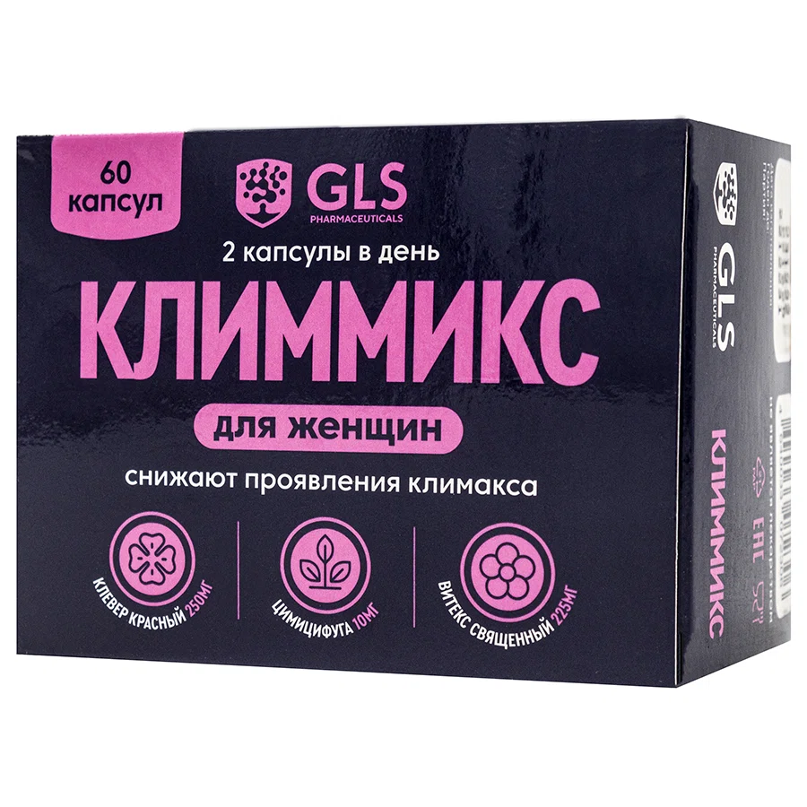 GLOBAL HEALTH CARE GLS Капсулы Климмикс для женщин 60шт