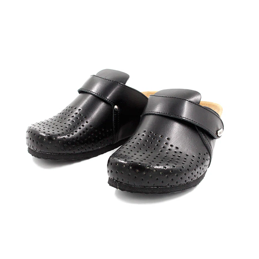GRUBIN Сабо кожаные женские  р40 OREGON BLACK 1053660