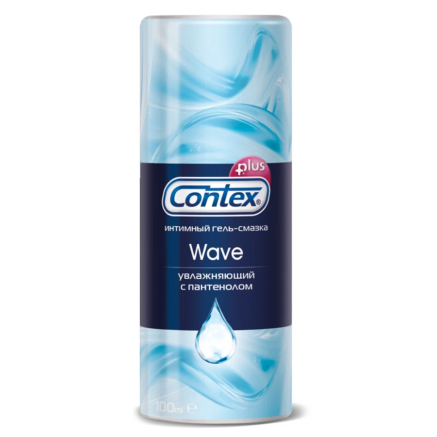 CONTEX Гель смазка увлажняющая с пантенолом 'Wave 100мл