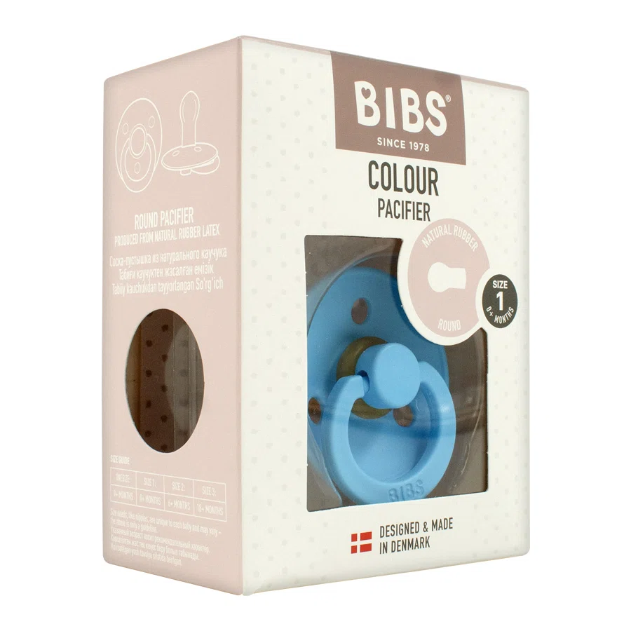 BIBS SINCE Соска-пустышка латексная Breeze 0+