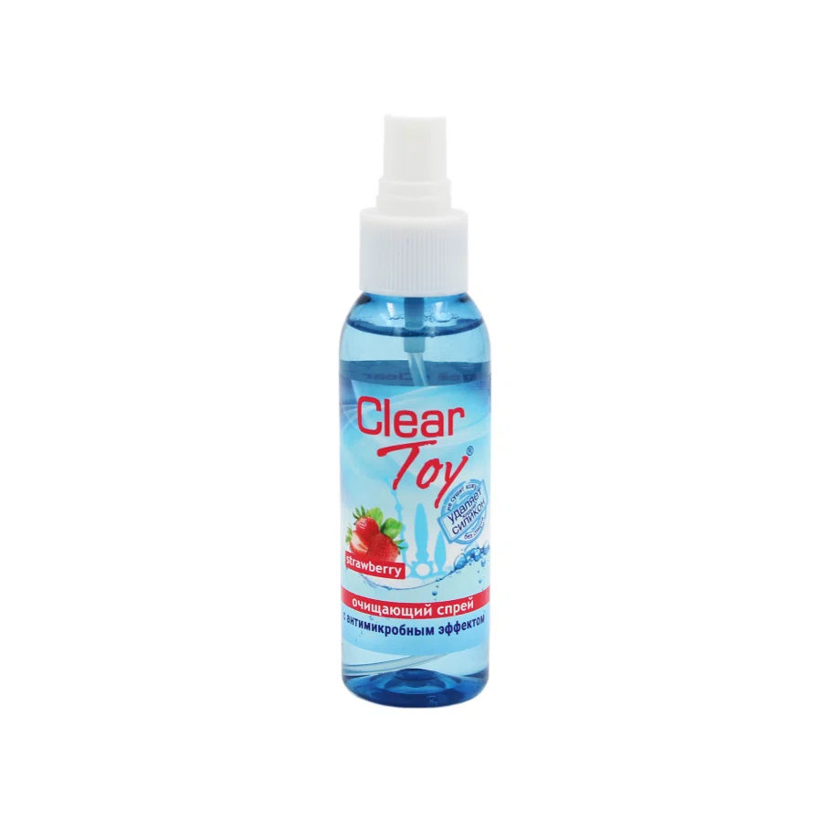 БИОРИТМ Спрей очищающий CLEAR TOY Клубника 100мл LB-14012,
