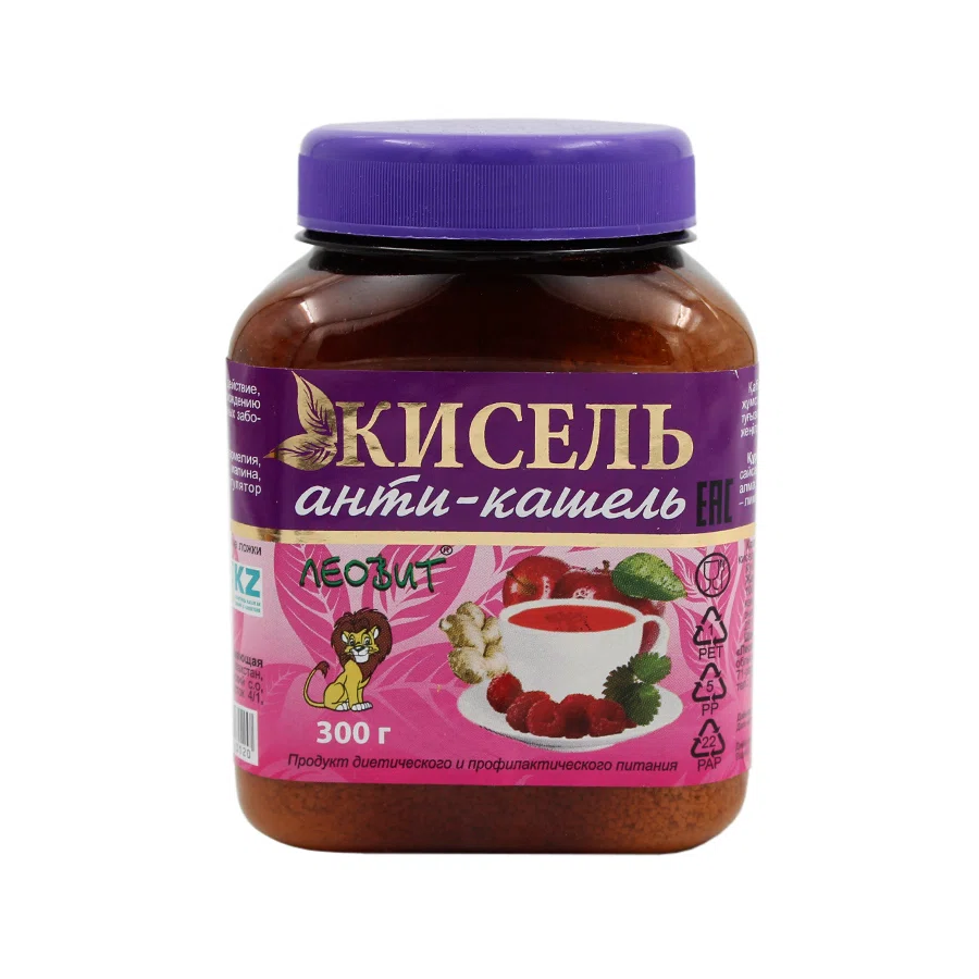 ЛЕОВИТ Кисель Анти-кашель 300гр