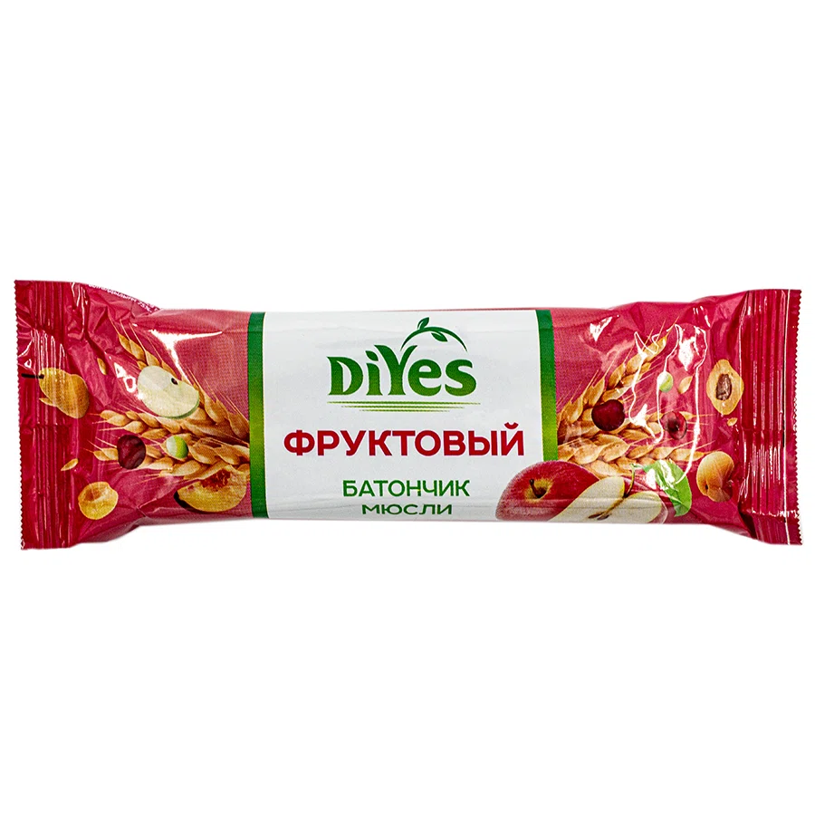 ФОРМУЛА ЖИЗНИ DIYES Батончик мюсли фруктовый 25гр