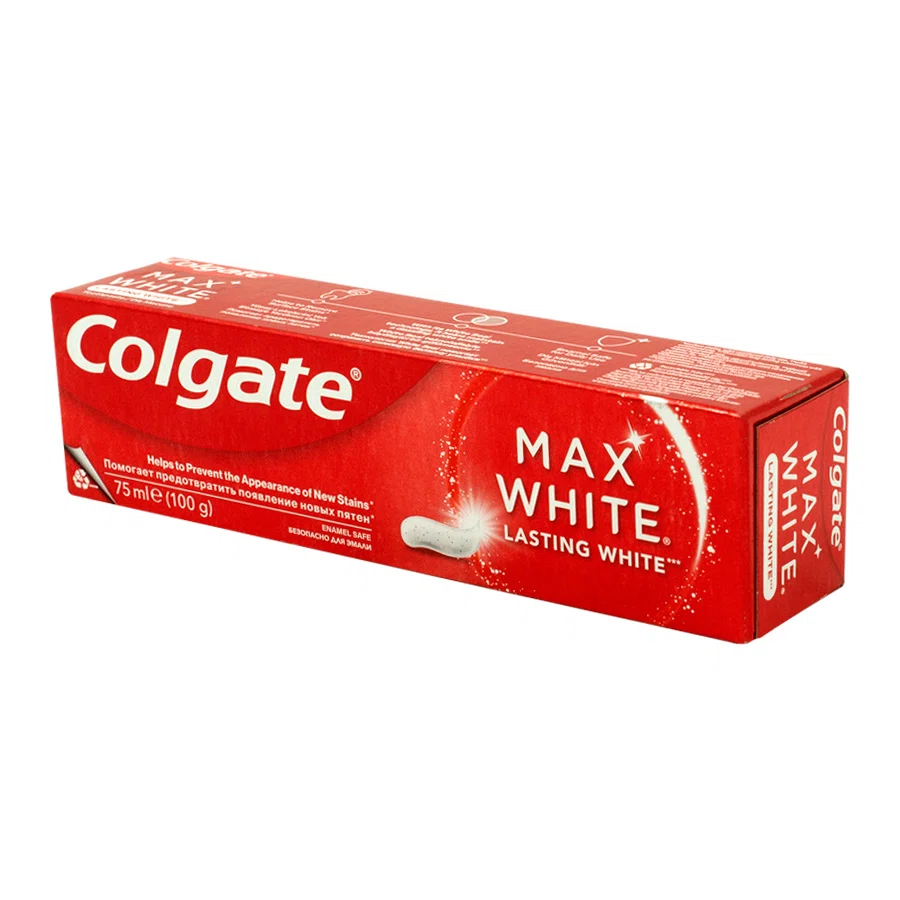 COLGATE Паста зубная длительного отбеливания MAXWHITE 75мл