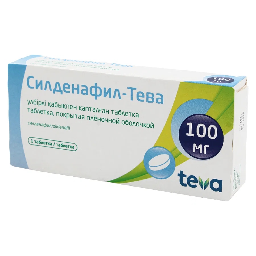 СИЛДЕНАФИЛ-ТЕВА 100 мг №1 таб  Силденафил