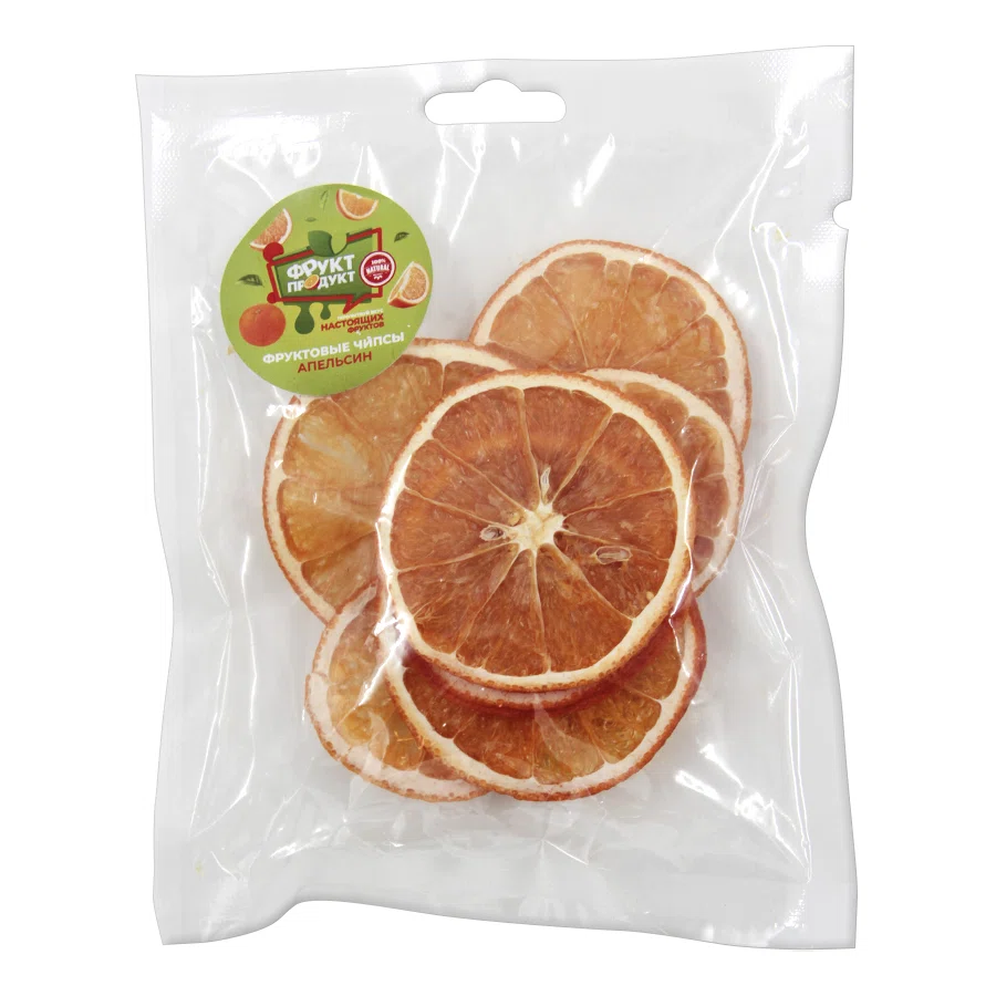 ФРУКТПРОДУКТ Чипсы Фруктовые Апельсин 30гр