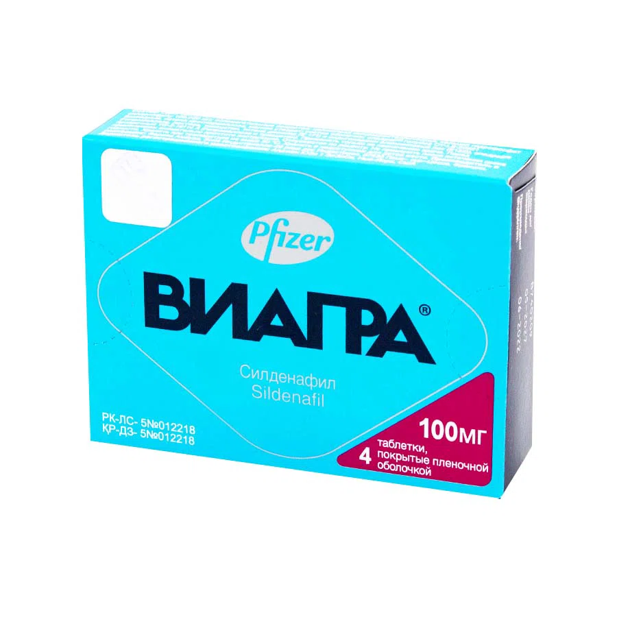 PFIZER ВИАГРА №4 100мг