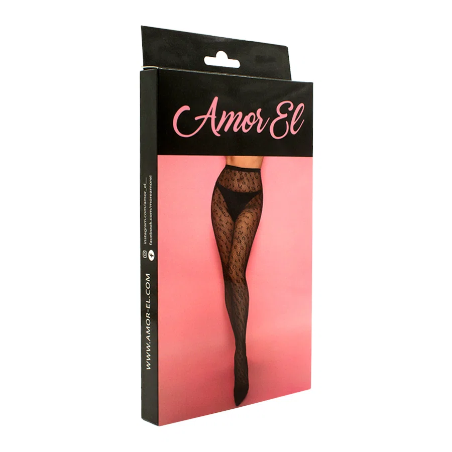 AMOR EL Колготы с леопардовым рисунком Amor EL (S/L)
