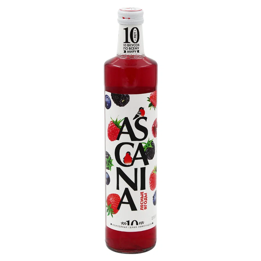 ASCANIA Напиток Лесные Ягоды газированный 0,5л стекло