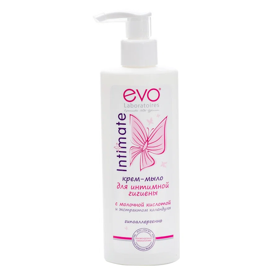EVO LABORATOIRES Крем-мыло жидкое для интимной гигиены, календула, 200мл.