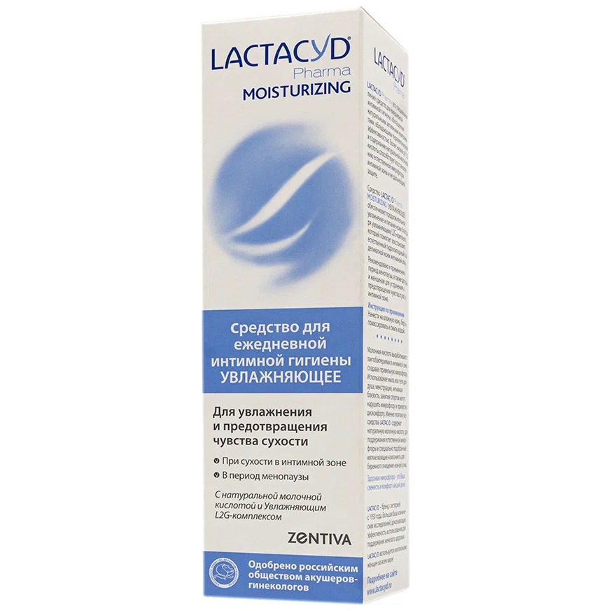 ЛАКТАЦИД Средство для интимной гигиены Увлажняющее Moisturizing 250мл