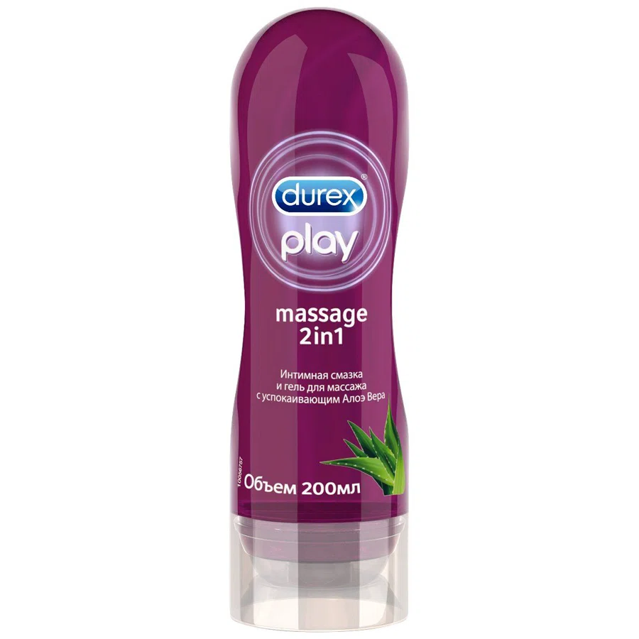 DUREX Гель-смазка 2 в 1 с алое вера