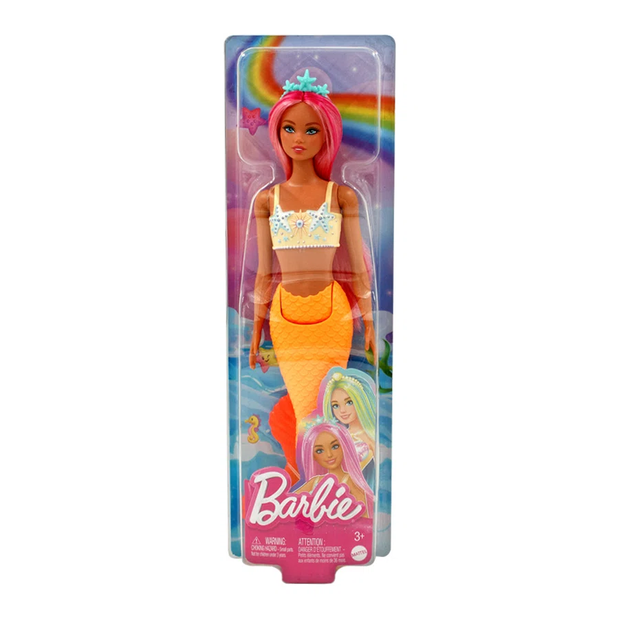 BARBIE Кукла Русалочка 3+ с розовыми волосами