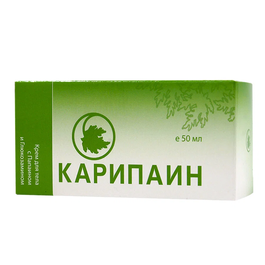 КАРИПАИН 50 мл крем  Папаин/Глюкозамин