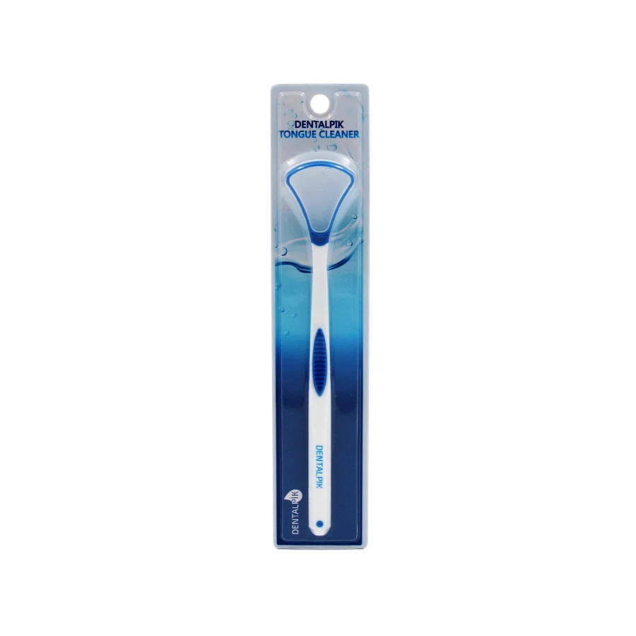 NDCG  DENTALPIK Скребок для языка синий