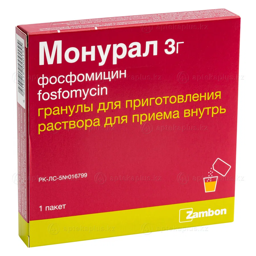 МОНУРАЛ 3 г №1 гран д/приг. р-ра  Фосфомицин