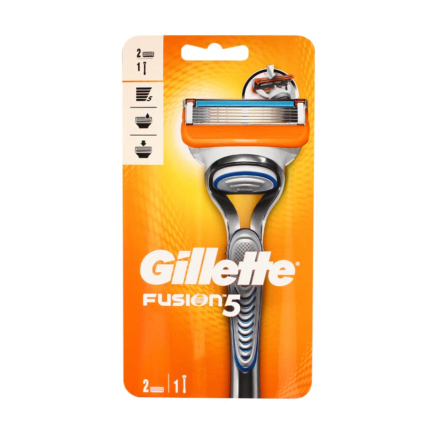 GILLETTE Станок бритвенный FUSION+2запасная кассета