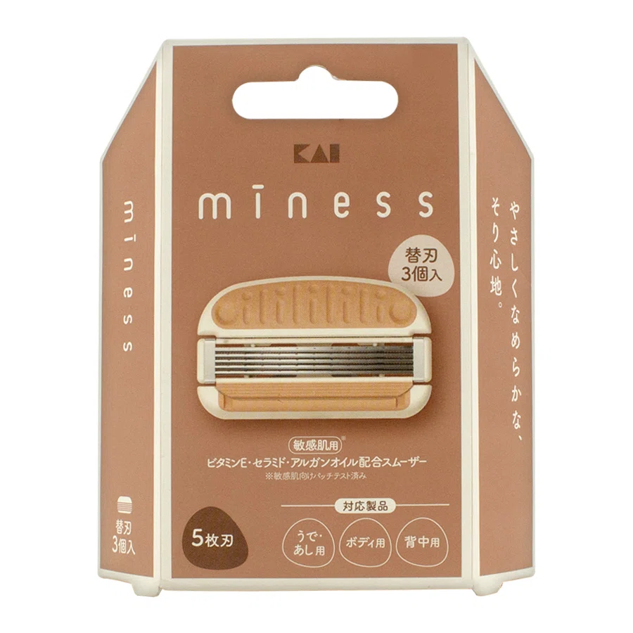 KAI Лезвия сменные картриджи miness 3шт