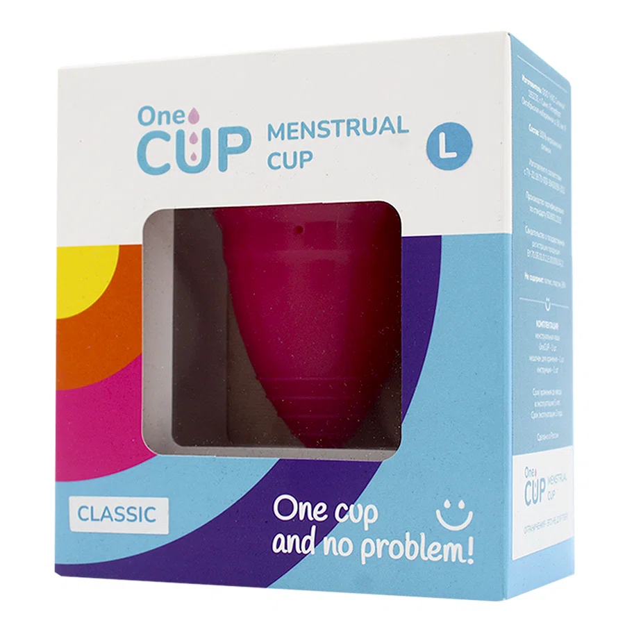 ONECUP Менструальная чаша OneCUP-L Classic розовая