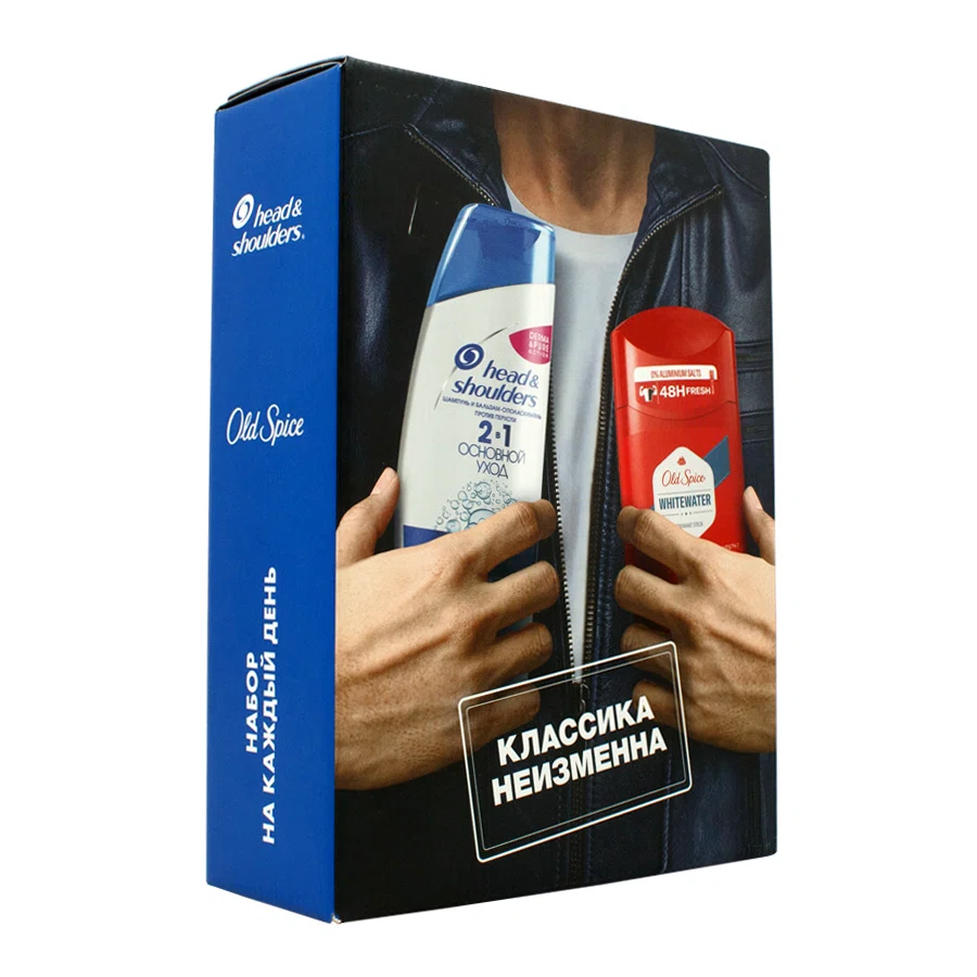 HEAD SHOULDERS набор мужской классика неизменна шампунь 200твердый дезодорант 50мл